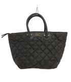 ヤングアンドオルセン YOUNG & OLSEN キルティング トートバッグ ハンドバッグ 黒 ブラック ■GY99