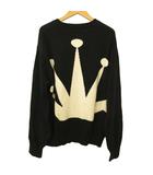 22aw BENTCROWNSWEATER セーター クラウン ニット L 黒 ブラック