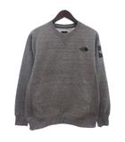 ザノースフェイス THE NORTH FACE スクエアロゴ クルー スウェット トレーナー 裏起毛 NT61931 グレー L