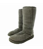 アグ オーストラリア UGG australia 5815 CLASSIC TALL ロングムートンブーツ ボア 22㎝ グレー 0627 IBO73