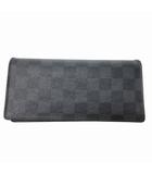 ルイヴィトン LOUIS VUITTON ポルトフォイユ ブラザ 長財布 ウォレット ダミエ グラフィット 総柄 レザー 黒 ブラック N62665 0707 ☆AA★
