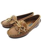 ラルフローレン RALPH LAUREN COUNTRY モカシン タッセルローファー デッキシューズ レザー 茶 ブラウン 約23cm 0725
