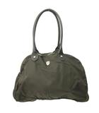 オロビアンコ OROBIANCO ナイロン ハンドバッグ トート ロゴ 茶 ブラウン IBO77