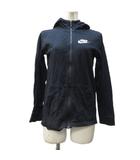 ナイキ NIKE フルジップ パーカー フーディー 長袖 フード付き 胸ロゴ刺繍 黒 ブラック L 0903