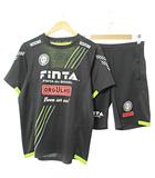 フィンタ FINTA セットアップ サッカー フットサル ウエア 上下 Tシャツ ハーフパンツ M S 黒 1007