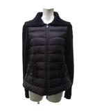 モンクレール MONCLER 美品 17AW MAGLION TRICOT CARDIGAN ニット切り替え ダウンジャケット ブルゾン 長袖 茶 ブラウン S C20939480200 1017