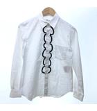 コムデギャルソンコムデギャルソン COMME des GARCONS COMME des GARCONS AD2016 ループ ドレスシャツ ワイシャツ 長袖 白 ホワイト S RR-B025 IBO81 1020