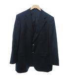 バーバリー ロンドン BURBERRY LONDON テーラードジャケット ブレザー 長袖 メタルロゴボタン 紺 ネイビー IBO81