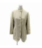 ジョルジオアルマーニ GIORGIO ARMANI ジャケット ブレザー ロング丈 総裏地 無地 40 L ベージュ /SY19 IBO81