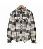 バーバリーブルーレーベル BURBERRY BLUE LABEL カジュアルシャツ 長袖 ノバチェック 36 S マルチカラー 白 ホワイト /YS30 IBO83
