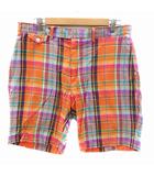 ポロ バイ ラルフローレン Polo by Ralph Lauren ショートパンツ ハーフパンツ チェック柄 36 L マルチカラー オレンジ 1354195AARN /NM28