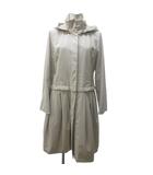 フォクシーニューヨーク FOXEY NEW YORK 美品 レイニーロング&ショートコート フード 3WAY ベージュ 42 約L 26697 IBO83 1110