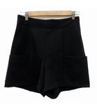 フォクシーニューヨーク FOXEY NEW YORK ショートパンツ ハーフパンツ 無地 40 M 濃紺 ダークネイビー 34108 /NM3 IBO83