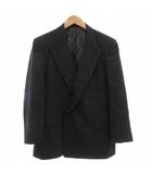 バーバリーズ Burberrys ヴィンテージ テーラードジャケット ブレザー AB4 総裏地 ダブル ダークグレー /AE IBO85