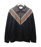 グッチ GUCCI 19AW 575734 GGスター オーバーサイズ ジャージー ジャケット トラックジャケット シェリーライン 切替 S 黒 ブラック ■MNK3 1204