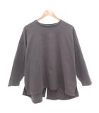 ユナイテッドアローズ A DAY IN THE LIFE UNITED ARROWS カットソー 長袖 ロンT スリット グレー /NL ■YHS9