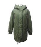  レピピアルマリオ repipi armario モッズコート 中綿ジャケット ロゴ 刺繍 ワッペン フード M カーキグリーン 系 1211