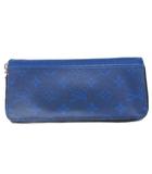 ルイヴィトン LOUIS VUITTON タイガラマ モノグラム ジッピーウォレット ヴェルティカル M30447 長財布 ロングウォレット ラウンドファスナー コバルトブルー ☆AA★ 0105
