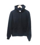 チャンピオン CHAMPION プルオーバー パーカー フーディ 目つき 袖ロゴ 黒 ブラック XLサイズ 0109