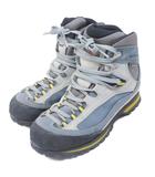  ガルモント GARMONT トレッキングシューズ ブーツ 登山靴 vibramソール ロゴ US6.5 約23.5cm 灰 グレー 系 0131