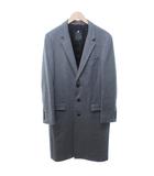 チェスターコート ステンカラーコート ロング ウール グレー 3 約L 61B20-600-06 0125