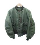 バズリクソンズ BUZZ RICKSON’S BR10981 LION UNIFORM INC. 1957年モデル﻿ MA-1 フライトジャケット ミリタリージャケット 初期型 CROWN社ジップ ナイロン カーキ Mサイズ 0205
