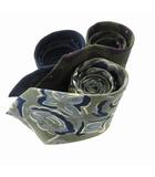 ジョルジオアルマーニ GIORGIO ARMANI その他ブランド ネクタイ 3本セット レギュラータイ ワイドタイ 絹 シルク 総柄 緑 グリーン 青 ブルー /JS 1025 ■GY09