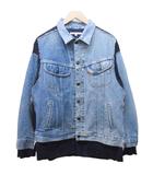 ニードルス ニードルズ Needles R by needles × BEAUTY&YOUTH ユナイテッドアローズ コラボ 別注 24AW デニムジャケット NS1664 ブルゾン 切替 ペイズリー柄 S 青 ブルー 系 0221