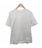 ステューシー STUSSY Stock Logo SS Crew Tシャツ 半袖 カットソー ロゴ刺繍 M 白 ホワイト 1140241 IBO87