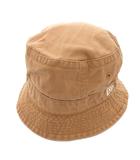ニューエラ NEW ERA バケットハット 帽子 ロゴ 刺繍 ベージュ /FF