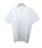 ジュンヤワタナベ JUNYA WATANABE コムデギャルソン AD2019 Tシャツ カットソー シワ加工 ストレッチ 半袖 S 白 ホワイト JE-T028 IBO81 0309
