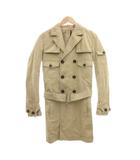 ボイコット BOYCOTT トレンチコート 2 ベージュ ダブルブレスト 長袖 ベルト付き /ML