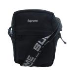シュプリーム SUPREME 18SS Shoulder Bag ショルダーバッグ スモールボックスロゴ サコッシュ ロゴ刺繡 黒 ブラック /HW ☆AA★