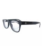 モンクレール MONCLER ML5143 メガネ サングラス べっ甲調 ロゴ ウェリントン 51□19 茶 ブラウン /HW