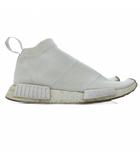 アディダス adidas スニーカー レースレス ブーストミッドソール ニット 白 ホワイト  29.5 /HW ■IBO97