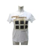 プラダ PRADA 半袖 Tシャツ カットソー クルーネック グラフィック ホワイト S  ■WY