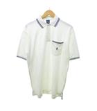 ポロ バイ ラルフローレン Polo by Ralph Lauren タグ付き ポロシャツ 半袖 ロゴ刺繡 アイボリー XL /HW ■WY