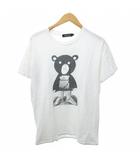 アンダーカバー UNDERCOVER Tシャツ カットソー 半袖 クマプリント クルーネック 白 ホワイト M