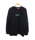 シュプリーム SUPREME スウェット トレーナー ボックスロゴ 裏起毛 黒 ブラック LARGE ☆AA★