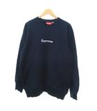 シュプリーム SUPREME 90s 初期タグ スウェット トレーナー ボックスロゴ 裏起毛 紺 ネイビー LARGE ☆AA★