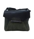 ディーゼル DIESEL INDUSTRIAL DENIM' MINI インダストリアルデニム ミニ ショルダーバッグ デニム切り替え インディゴブルー 黒 ブラック ☆AA★