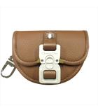 ディオール Dior ギャロップ ナノ ポーチ GALLOP NANO POUCH バッグ 鞄 サドル レザー ローラーコースターベルト バックル キーホルダー 茶 ブラウン メンズ レディース◆6