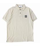 ストーンアイランド STONE ISLAND ポロシャツ カットソー 半袖 ロゴ ワッペン 10152SC17 サイズM ダブグレー メンズ