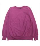 オーラリー AURALEE スーパーミルドスウェットプルオーバー SUPER MILLED SWEAT P/O トレーナー シャツ カットソー 製品染め A23SP02SM サイズ3 紫 パープル メンズ★7