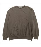 オーラリー AURALEE スーパーハイゲージ スウェット プルオーバー SUPER HIGH GAUGE SWEAT P/O トレーナー シャツ カットソー A23AP03CU サイズ1 ダークブラウン チャコール系 レディース メンズ★7