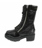 クリスチャンディオール Christian Dior カナージュ キルティング レザー ブーツ 