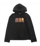 エムエムシックス メゾンマルジェラ MM6 Maison Margiela グラフィックプリント スウェット パーカー プルオーバー カットソー フーディ カレンダータグ M 黒 ブラック メンズ レディース
