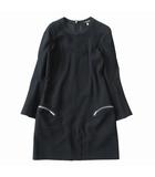 ウール ワンピース ドレス カットソー 長袖 オールド アーカイブ AD2013 JL-O021 サイズM 黒 ブラック レディース