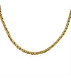 クリスチャンディオール Christian Dior chr.Dior GERMANY ツイストチェーン ネックレス アクセサリー ジュエリー ドイツ製 80's 90's オールド ビンテージ ヴィンテージ 60cm ゴールド シルバー レディース メンズ◆11