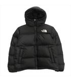 ザノースフェイス THE NORTH FACE ヌプシフーディー ダウン ジャケット ブルゾン パーカー ロゴ アウトドア ND92559 XL 黒 ブラック メンズ
